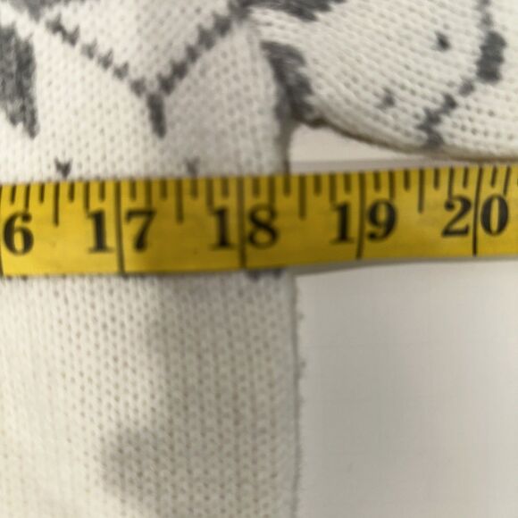 Woolrich Sweater Fair Isle Snowflake Long Sleeve Small  Wool Blend  Buttons - Picture 9 of 13
